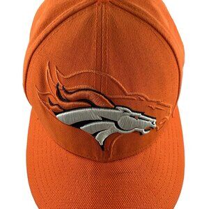 Denver Broncos New Era 59Fifty Low Profile Fitted Hat Size 7 1/2 Orange NFL Cap